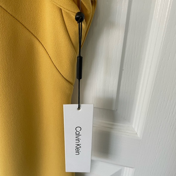 Mustard Yellow Shift Dress - Picture 5 of 6